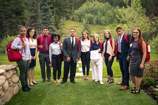 Group of Family Fellowship students