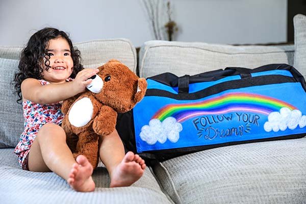 Girl with Sweet Case